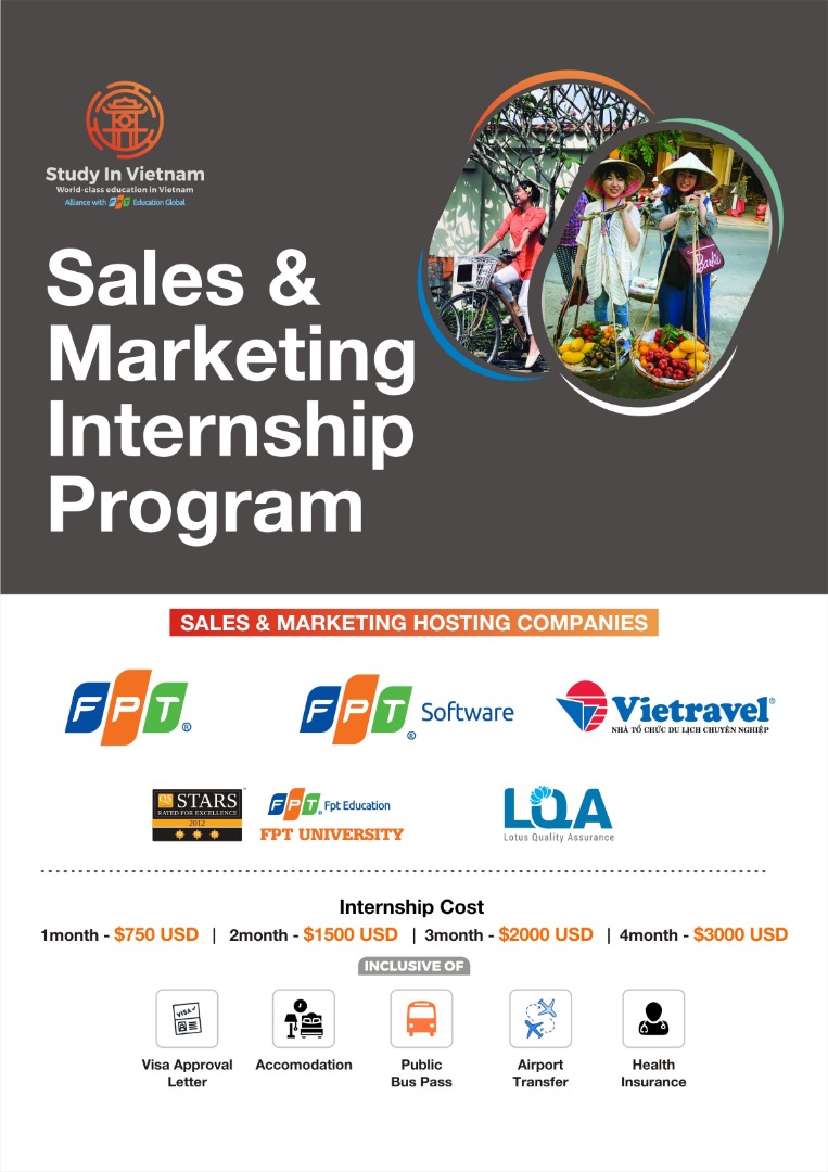 5.Sales and Markerting Internship Flyer